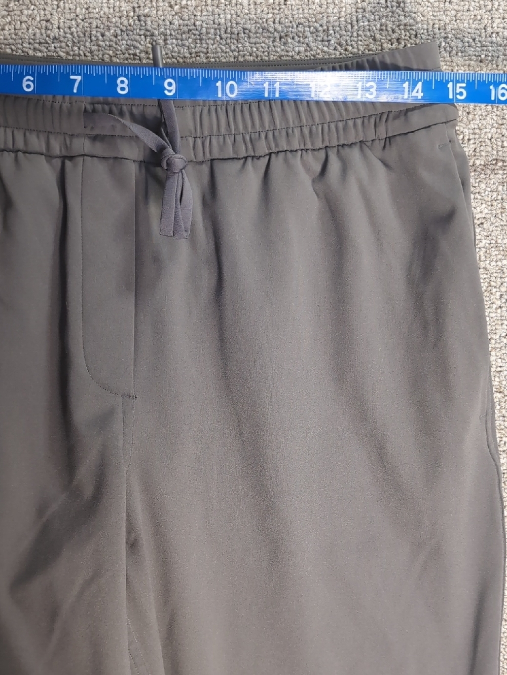 Lululemon Straight-Leg Mid-Rise Pant Luxtreme Graphite Grey Size Small x 31" - Picture 11 of 13